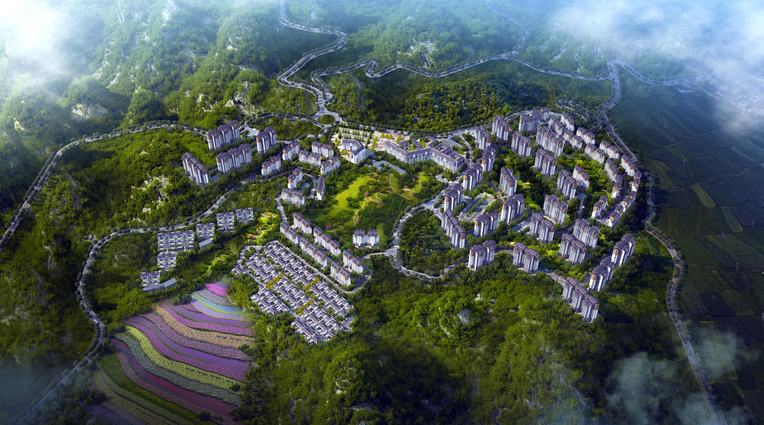 野三关源梦森林小镇